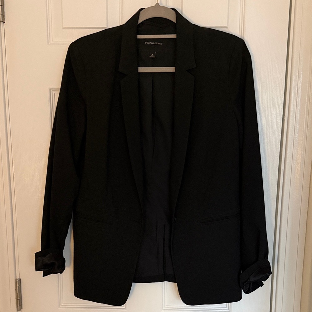 Banana Public Black Women's Blazer Casual